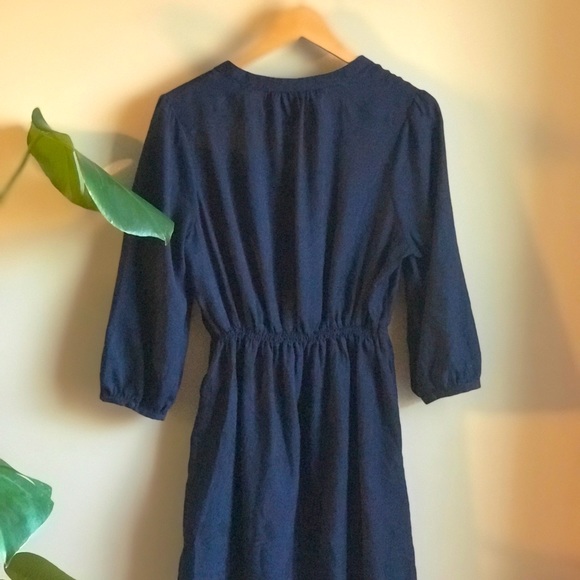 Navy blue tunic / dress - Picture 2 of 2